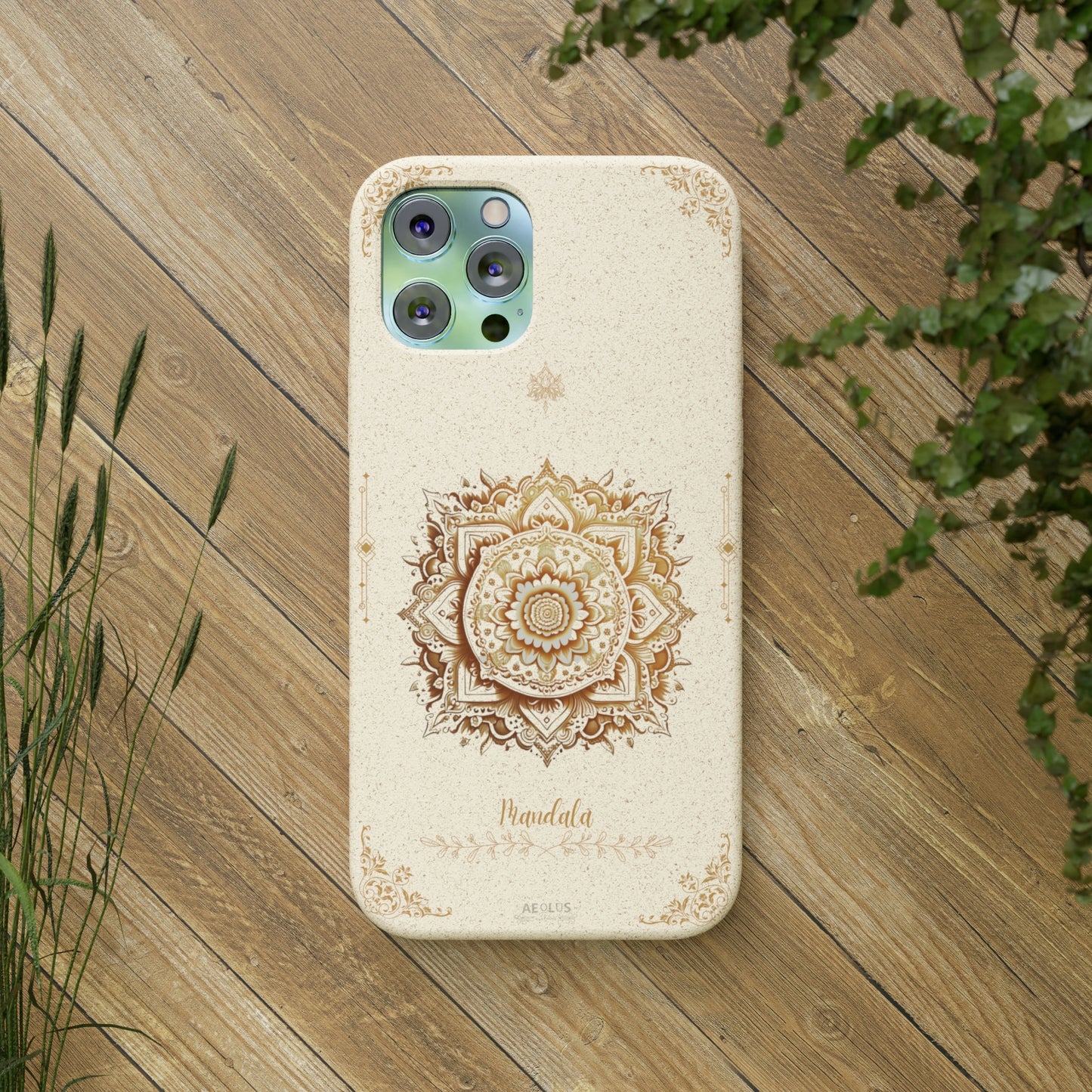 Biodegradable Cases - Mandalas in Bloom: Eco-Friendly Phone Cases Featuring Floral Designs